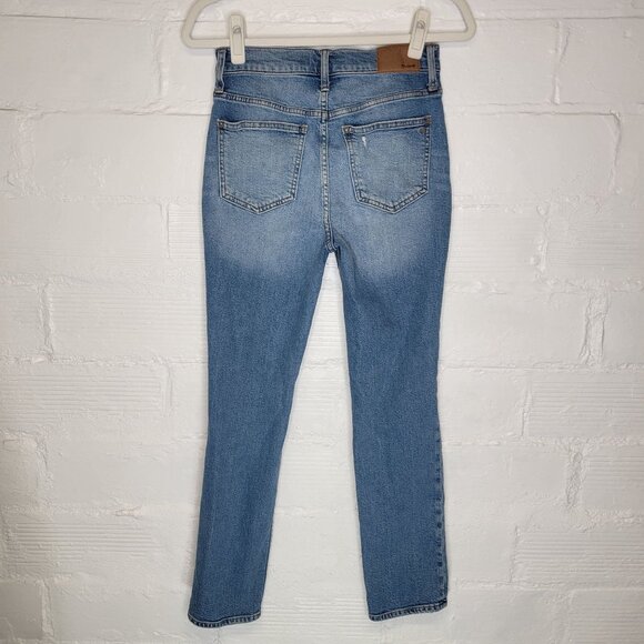 Madewell Women's Size 25 Jeans The Perfect Vintage Jean Distressed - Picture 2 of 6